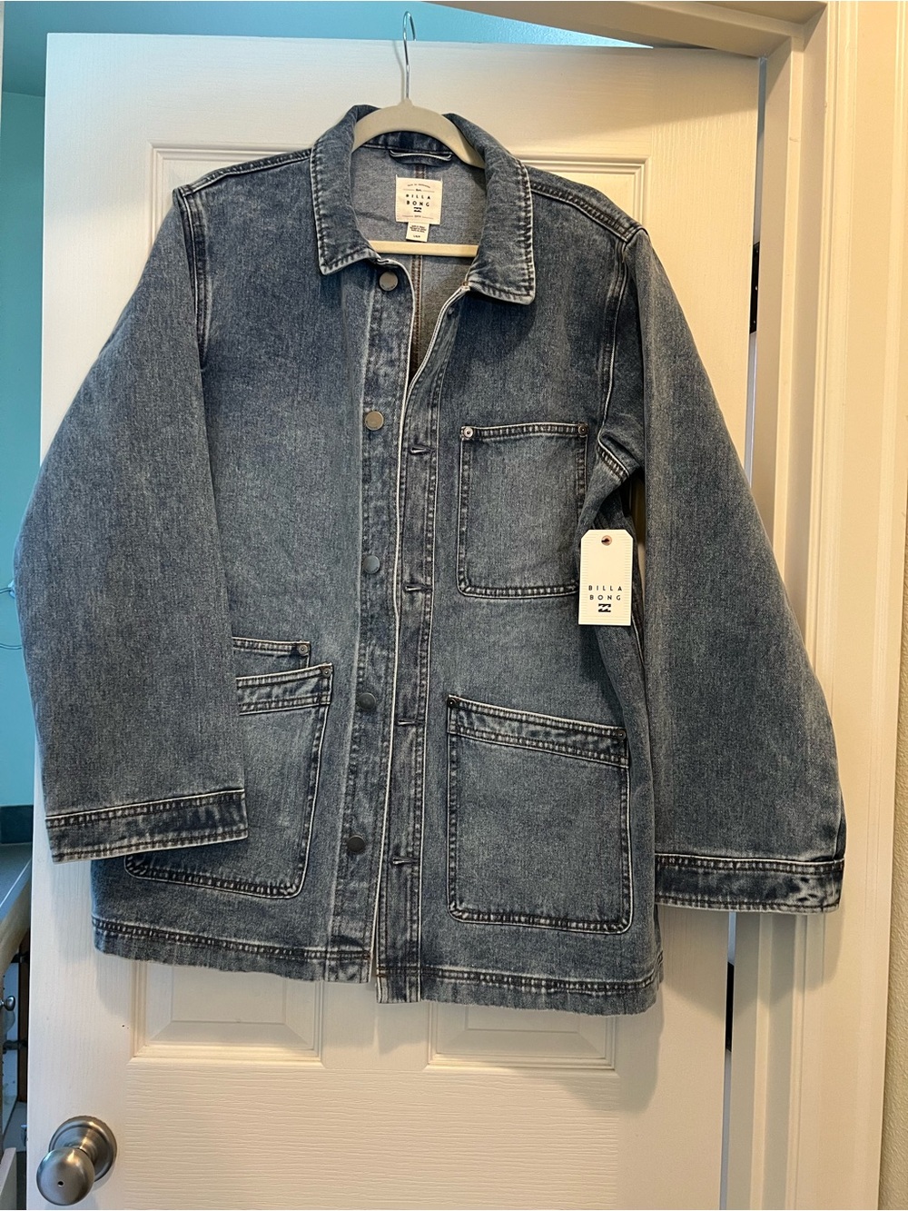 Billabong Denim Chore Jacket NEW - Picture 3 of 3